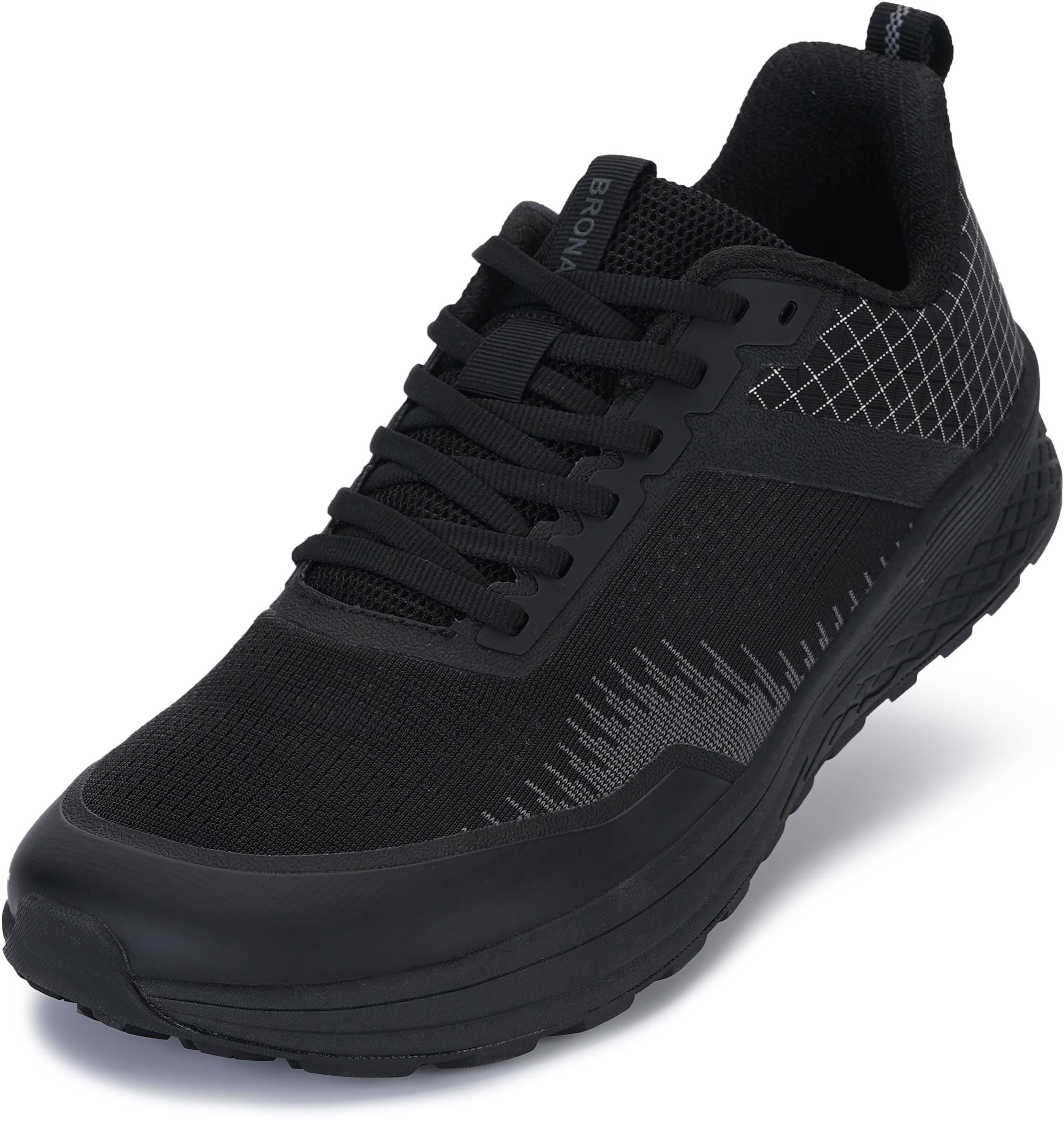 BRONAX Men's Wide Toe Box Responsive Running Shoes | Micro-Traction Lugs