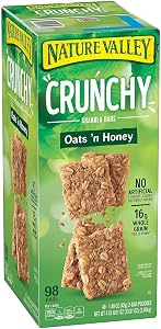Nature Valley Crunchy Granola Bars Oats 'N Honey, 96-Count 1.5oz bars