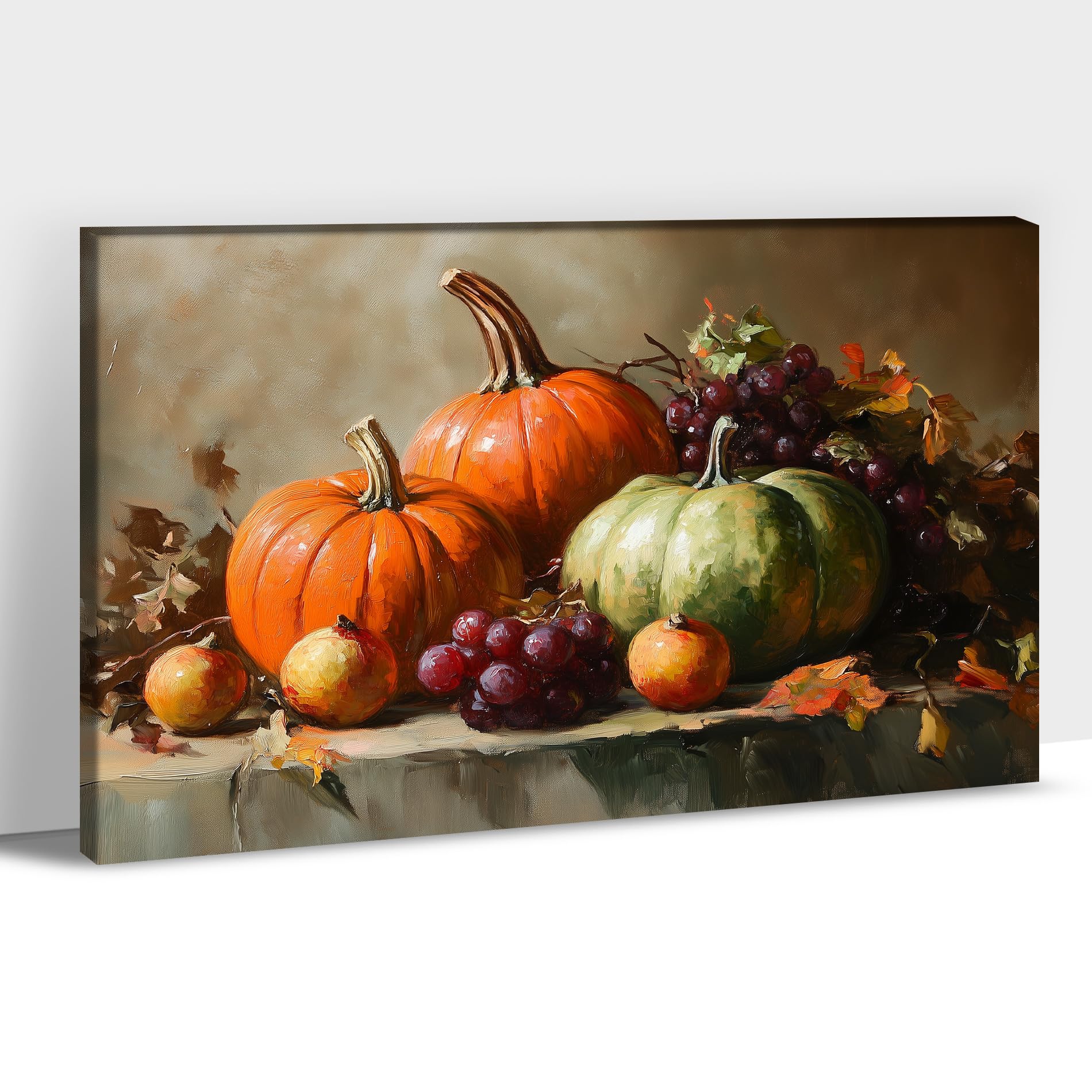 Amazon.com: CXVU Large Fall Wall Art for Living Room - Pumpkin