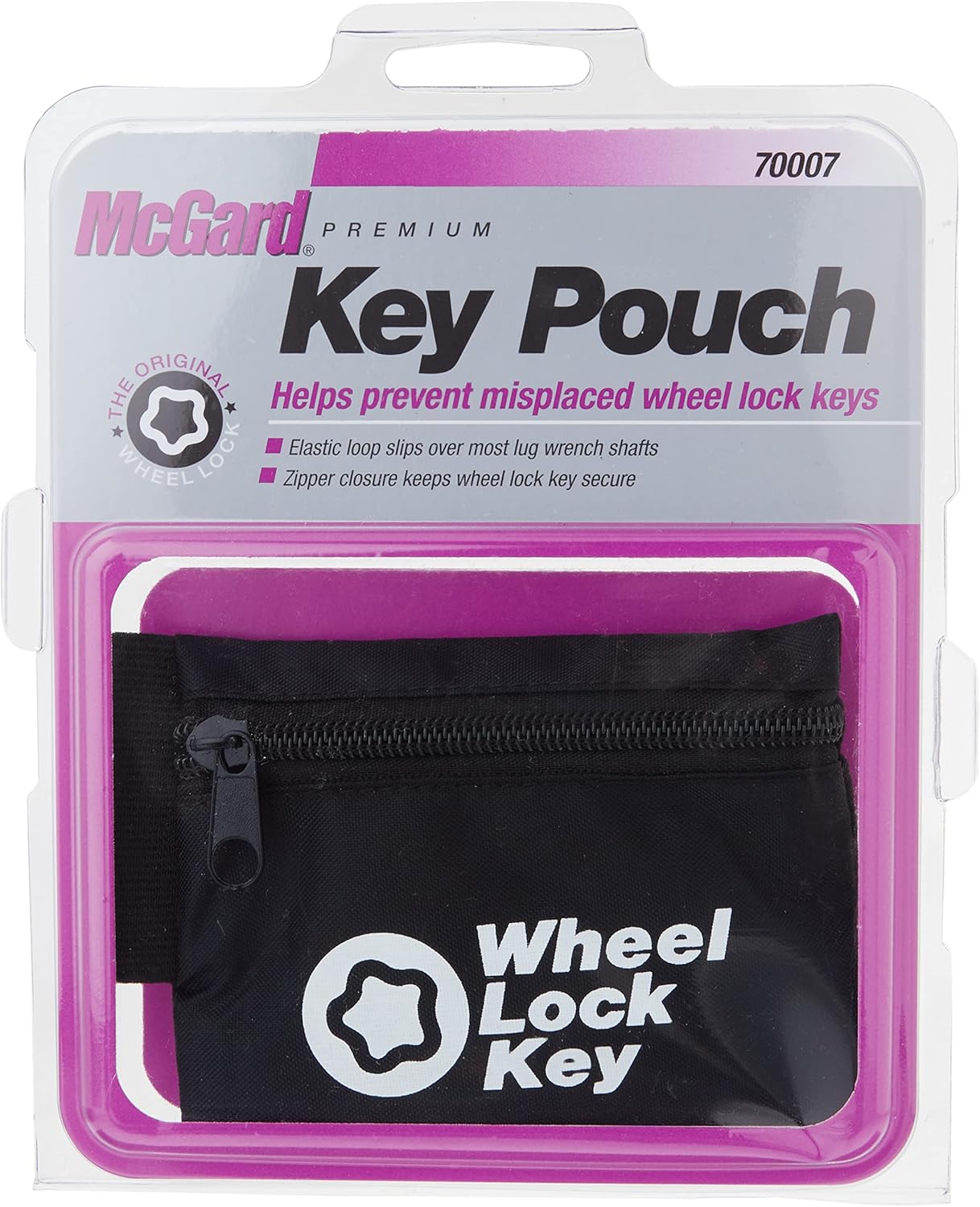 MCGARD 70007 Wheel Key Lock Storage Pouch, Black : Automotive