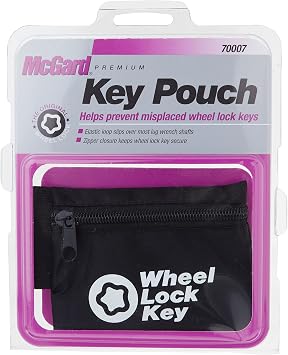 McGard 70007 Wheel Key Lock Storage Pouch, Black