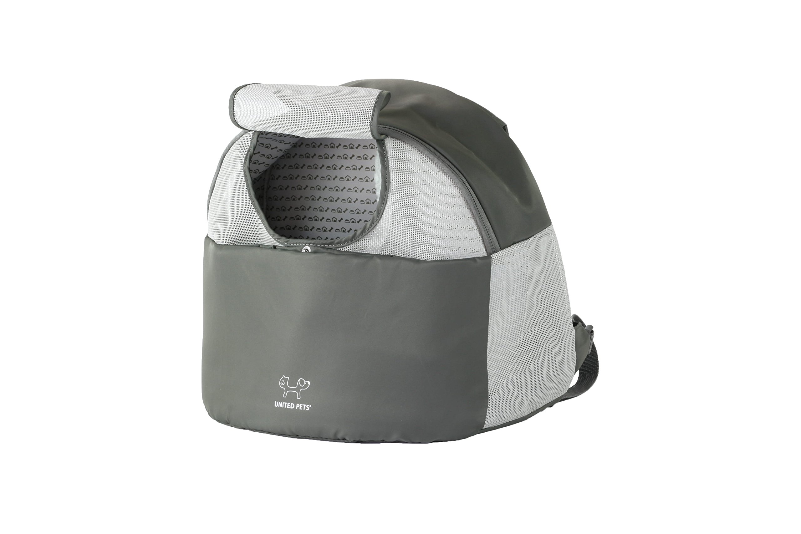 Amazon | UNITED PETS(ユナイテッドペッツ) リバースキャリー グレイ
