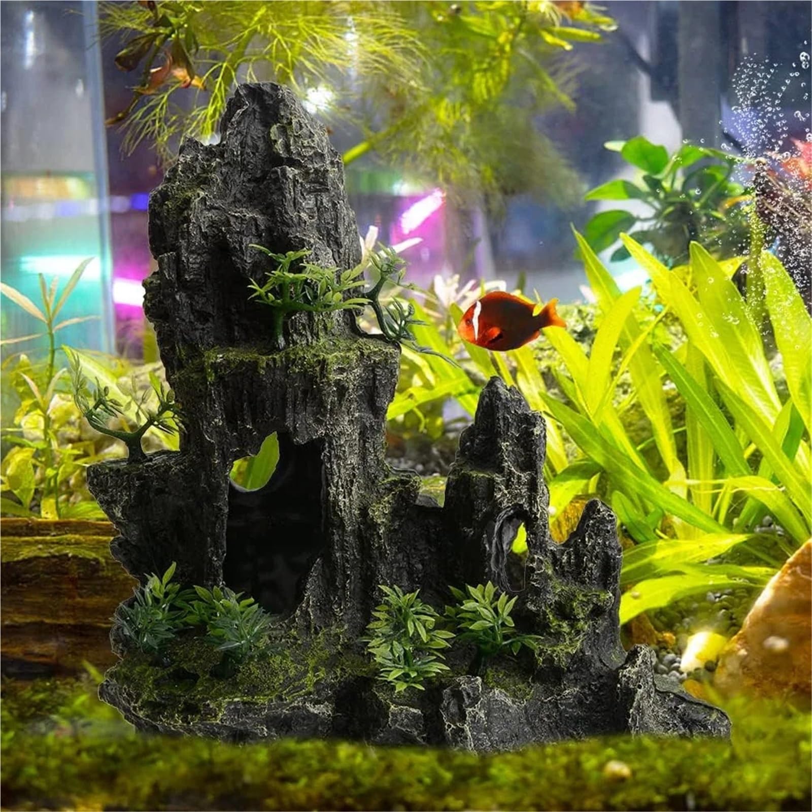 Aquarium Decorations Aquarium Landschaft Steingarten Dekoration Verschiedene Fisch Tank Dekorationen Landschaftsbau Decor Harz Ornamente Aquarien Zubehör