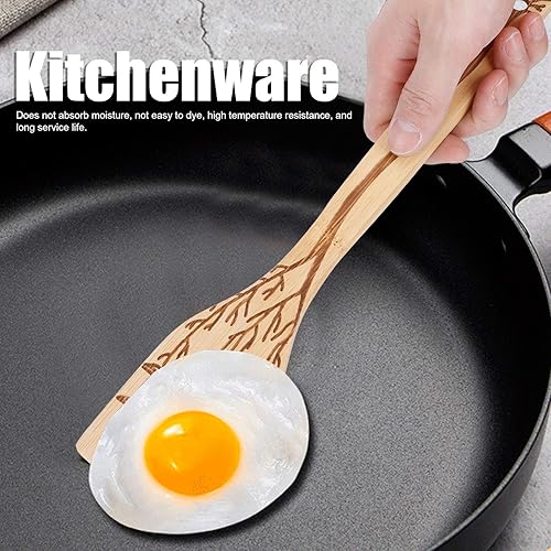 Miniatura 2 de Juego de 5 cucharas para tallar, cucharas de madera quemadas, cucharas de madera, kit de utensilios de cocina para cocina