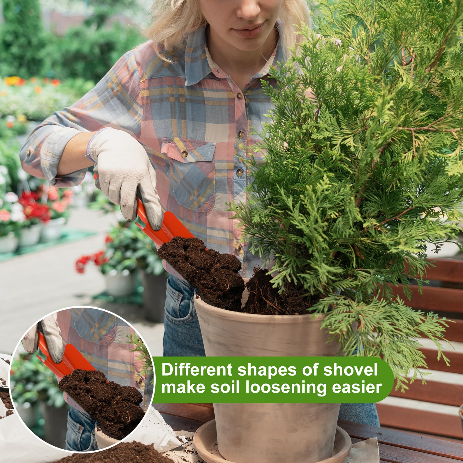 Mini pala a mano colorata in metallo per scavare trapianto, pala da giardino per trapiantare piante grasse per bambini, adolescenti, donne, uomini, regalo per interni ed esterni, 6 colori (18 pezzi