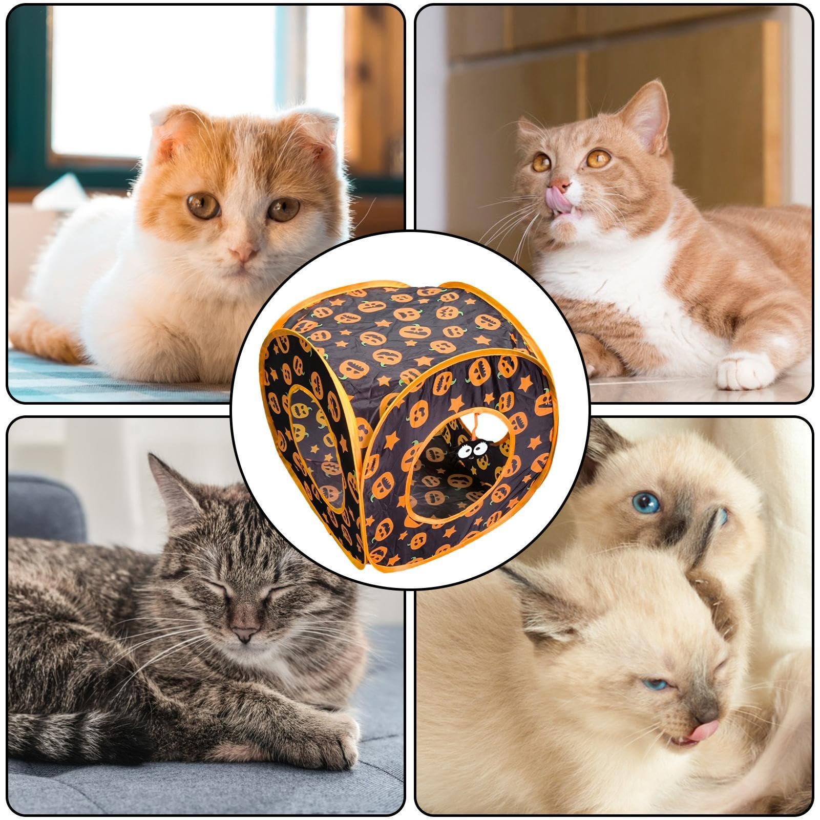 Amazon.co.jp: 猫のトンネル、子猫のトンネル | 折りたたみのぞき穴