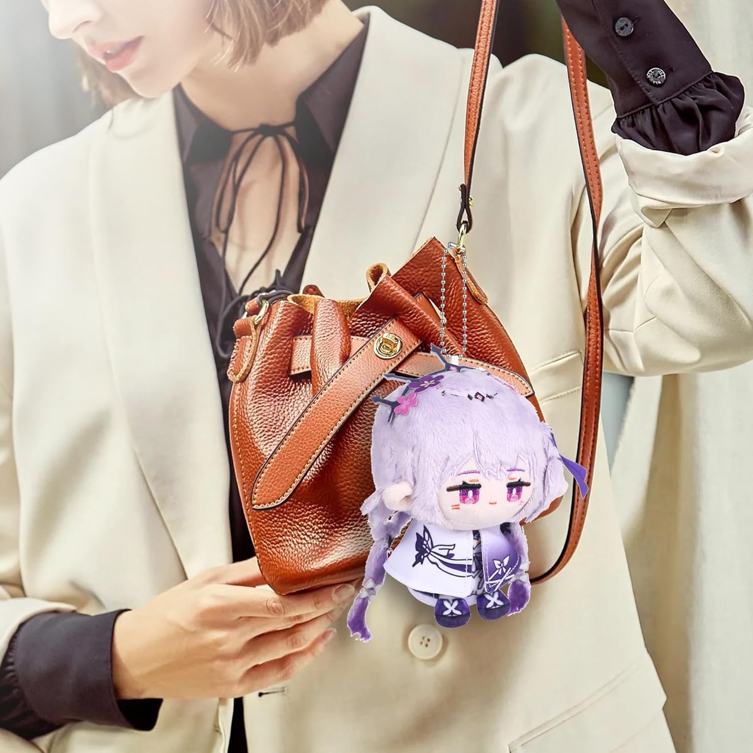 UTIEHD Anime Game HSR Character Keychain Pendant, 4 Inch Collectible Figure for Backpacks Bags and Keys for Fans - Image 4