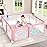 Dripex Baby Playpen, 5252 Inch Small Playpen for Babies, Enhanced Safety Baby Play Yard for Indoor & Outdoor, Infant Play Pen with Soft Breathable Visible Mesh, Anti-Fall Design & Easy Setup, Pink