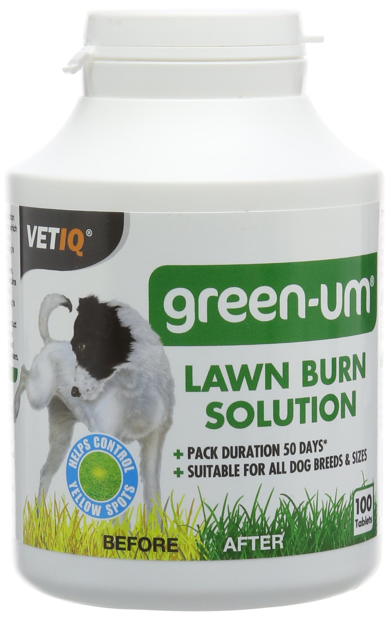 Buy VetIQ GreenUm Dog Urine Neutraliser, 100 Tablets, Urine