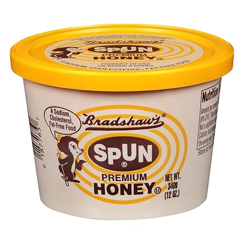 Miniatura 4 de Bradshaw 's Spun USA Clover Honey, 12 onzas de miel de trébol Bradshaw's Premium de apicultores estadounidenses