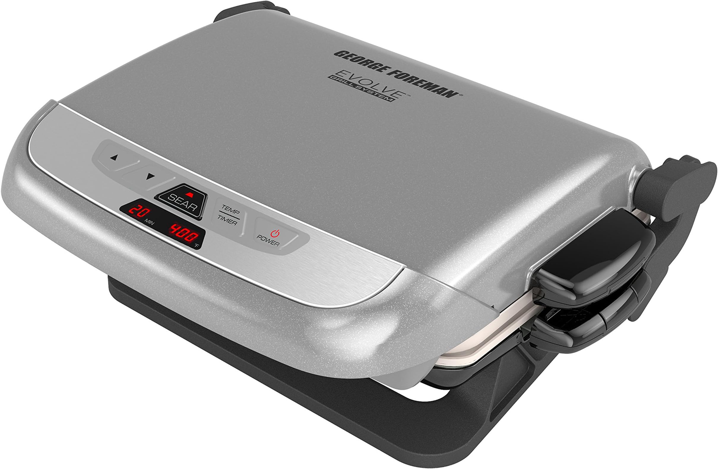 George Foreman GRP4842P Multi-Plate Evolve Grill With Ceramic Grilling Plates