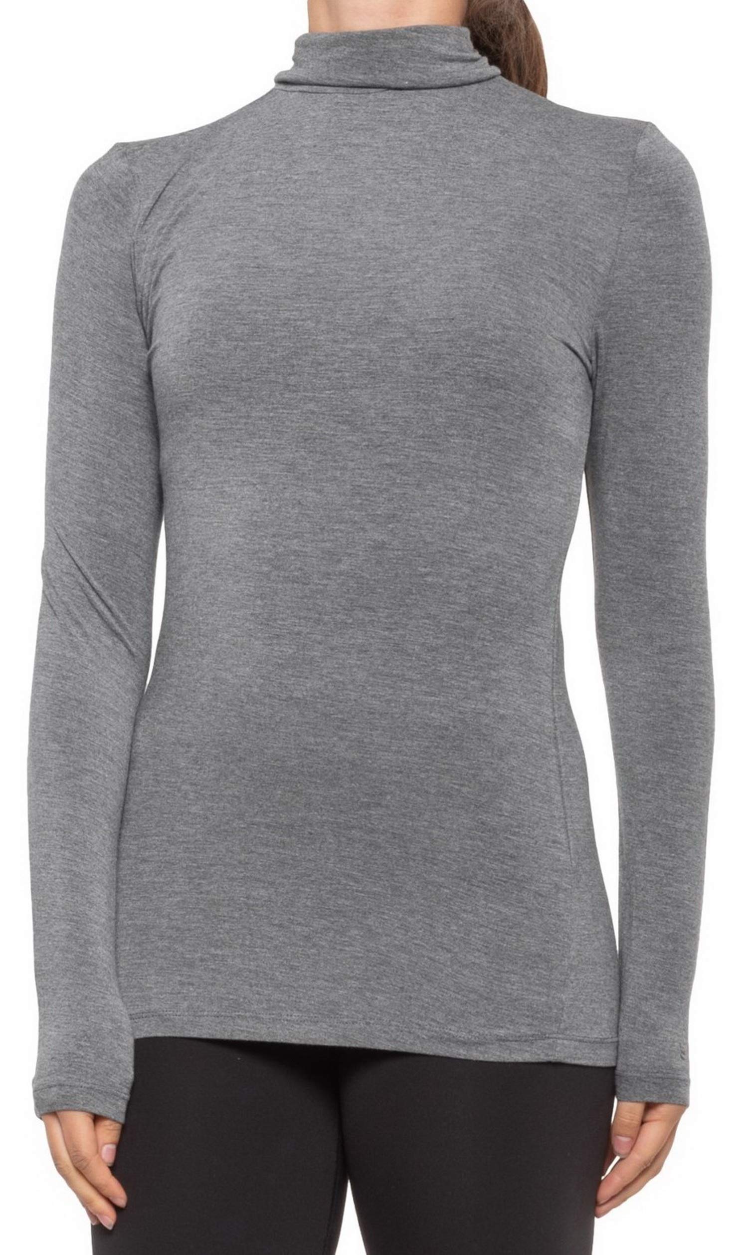 Cuddl DudsWomen's Softwear with Stretch Long Sleeve Turtle Neck Top