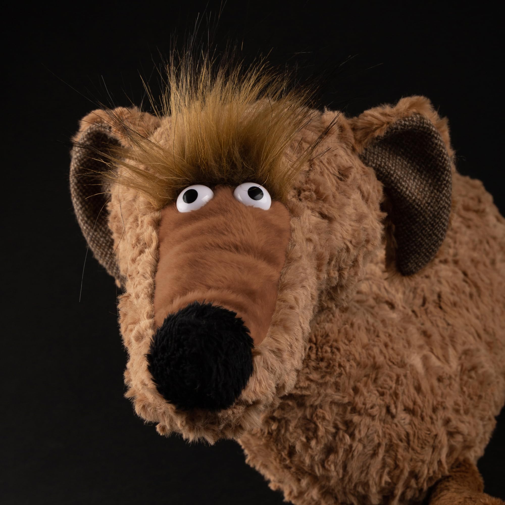 Sigikid 31013 - Peluche de Perro Salchicha, Color marrón