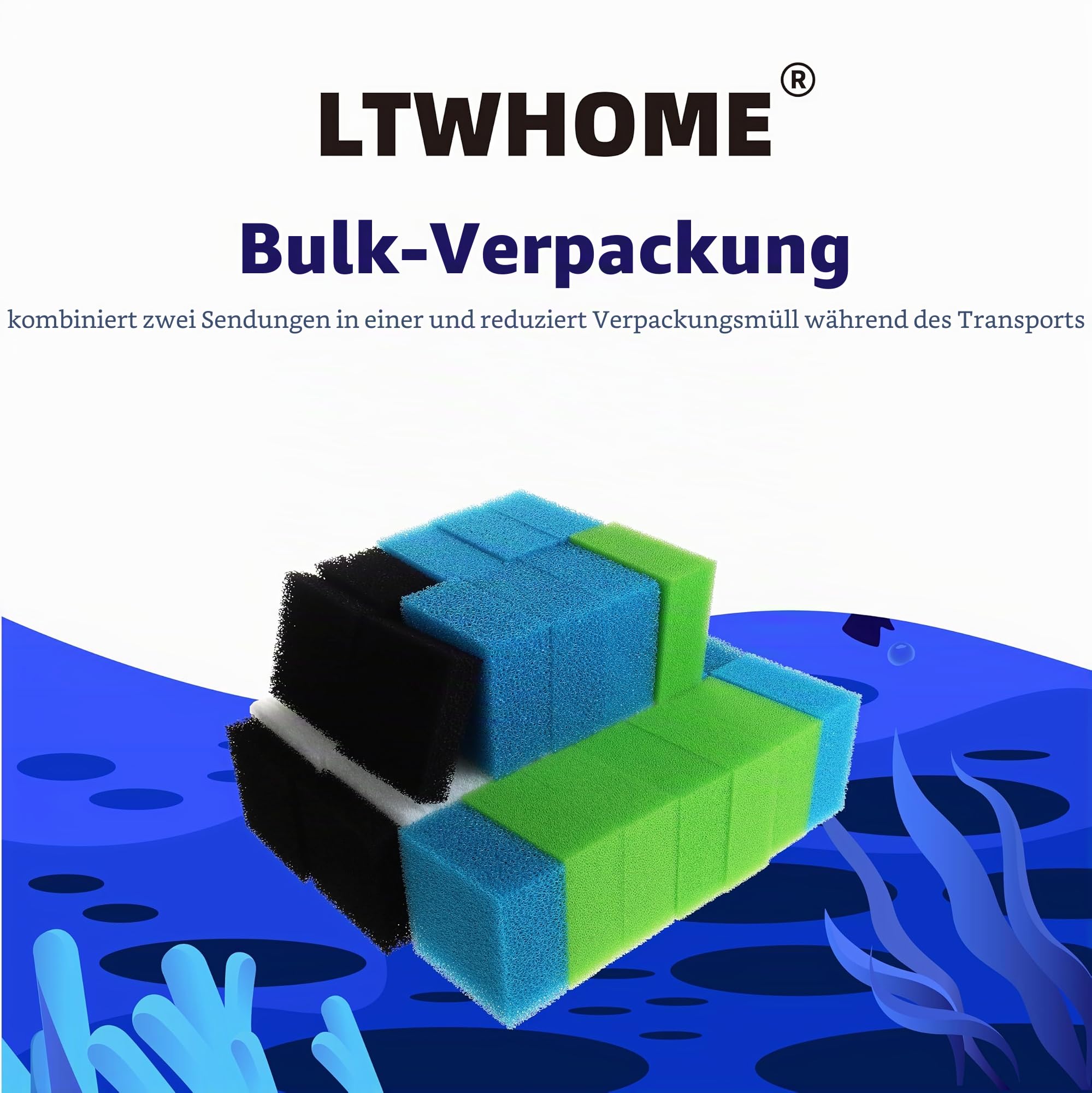 Filtermedien set Passend für Juwel Compact/BioFlow 3.0/ M (74 Stück)