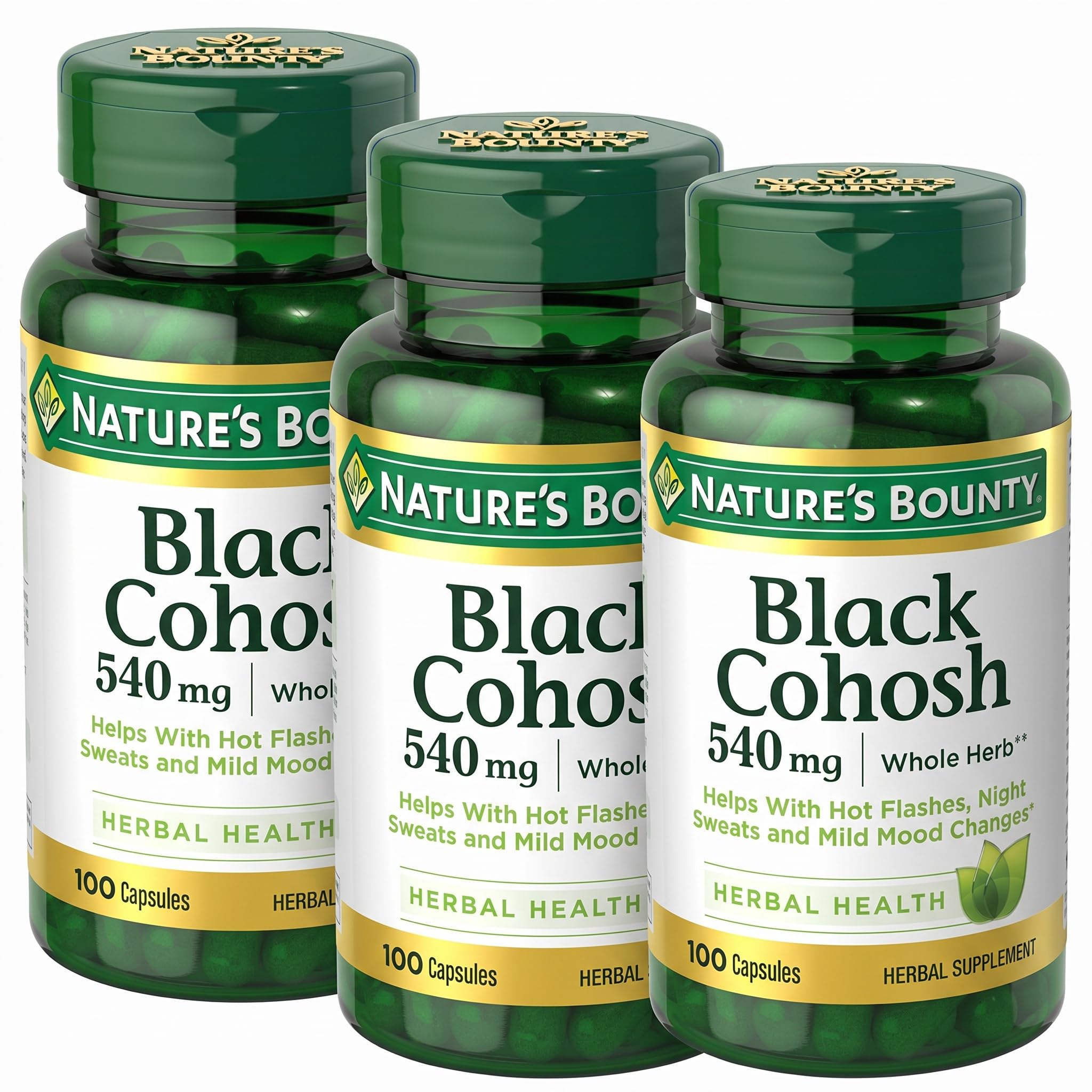 Nature's Bounty Black Cohosh Root Supplement, 450 mg, 100 Capsules — Amazon image 8