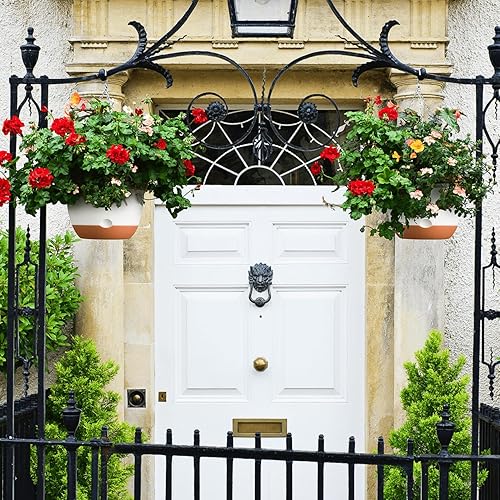 Miniatura 8 de Juego de macetas colgantes de 2 a 10 pulgadas para plantas de interior con riego automático, incluye macetas colgantes para plantas, maceta colgante