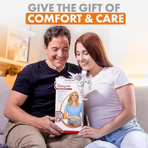 Miniatura 8 de TheraCare - Almohadilla térmica digital | Calor húmedo y seco | Ajustes de calor variables | Dolores musculares | Alivio cálido calmante | Tamaño