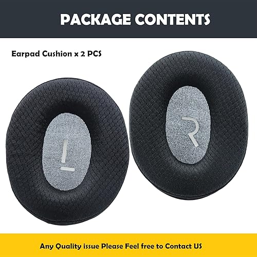 Miniatura 5 de HTINDUSTRY Almohadillas de repuesto transpirables compatibles con TT-BH046 TT-BH060 TT-BH085 TT-BH090 Almohadillas para auriculares con espuma de