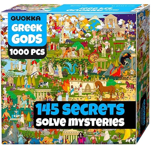 QUOKKA 1000 Piece Puzzle for Adults Greek Gods - Adult