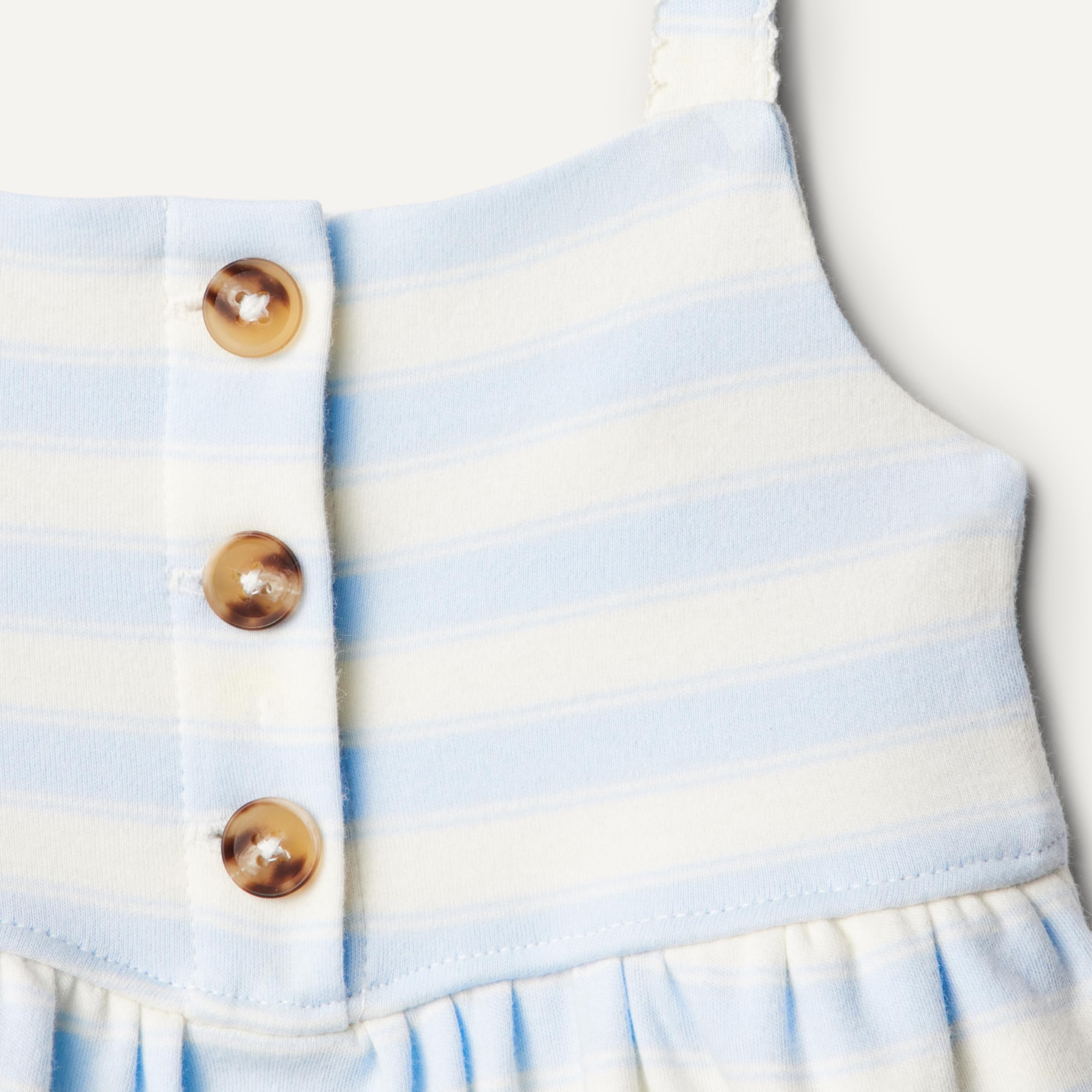 Amazon Essentials x Sofia Grainge Baby und Mädchen Lässiges Baumwollkleid im A-Linien-Schnitt