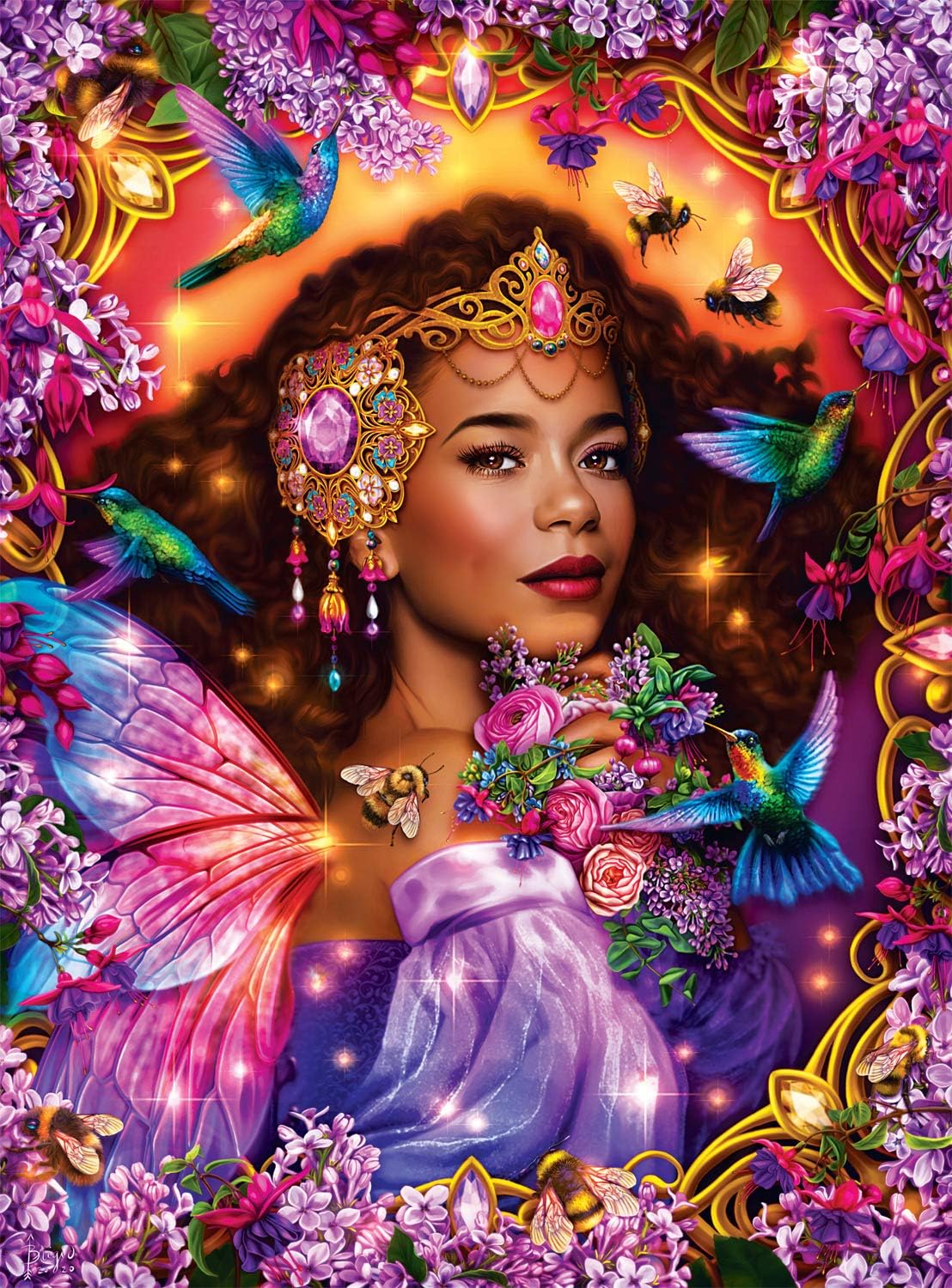 Buffalo Games - Flights of Fantasy - Summer Queen - 1000 Piece Jigsaw Puzzle