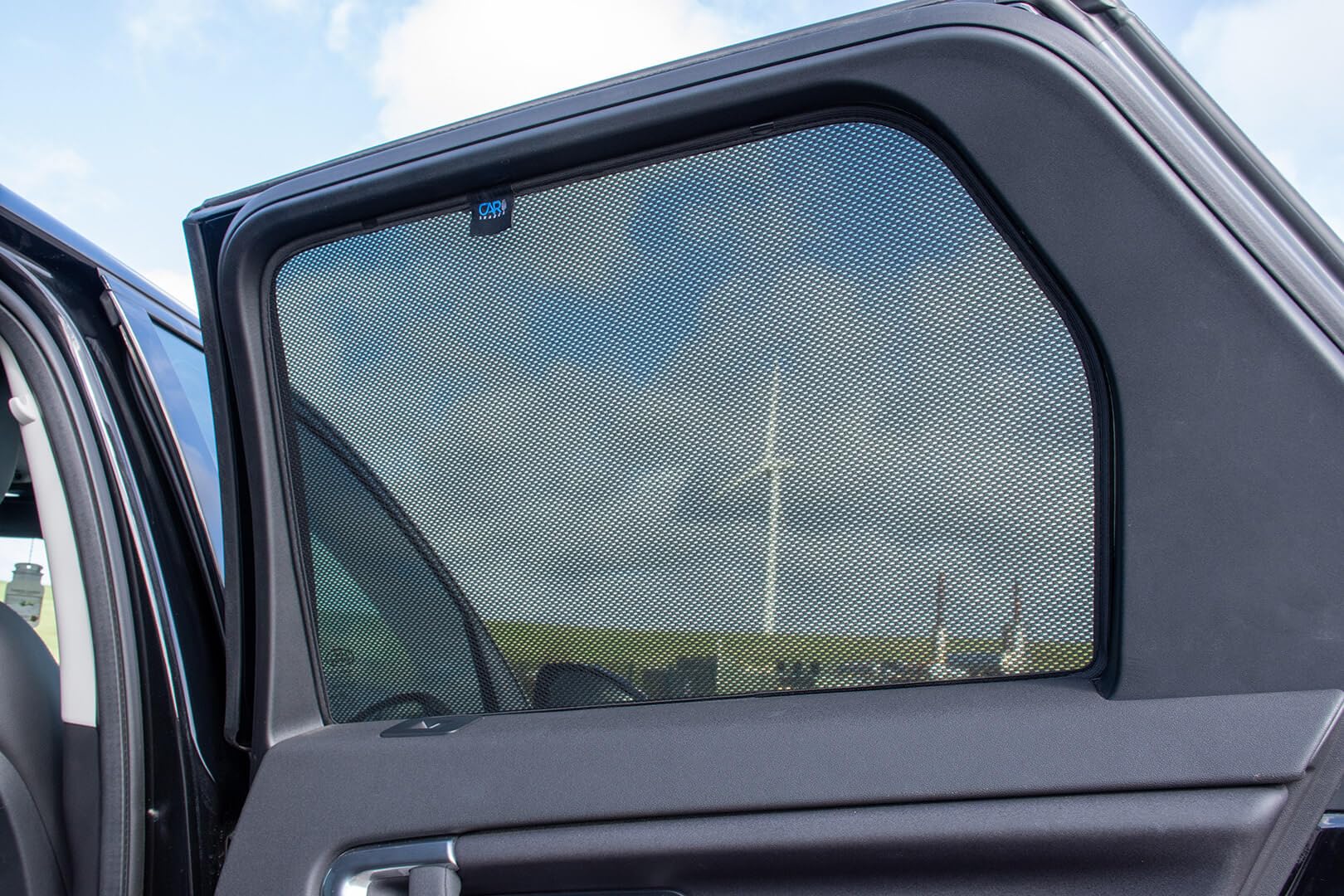 Set de Car Shades (portes arrières) compatible avec Land Rover Discovery Sport 5 portes 2015-2019 (2-pièces) Pare-soleil sur mesure pour voiture