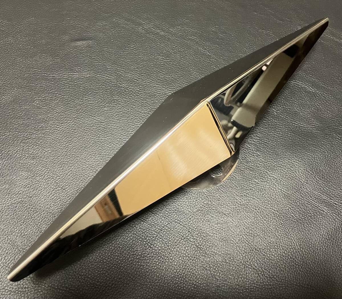 鏡面ステンレス製 中型車用 17.5インチ ホイール 一文字 スピンナー 2個 オリジナル 鏡面ステンレス 【17.5インチ】 一文字型 ホイール