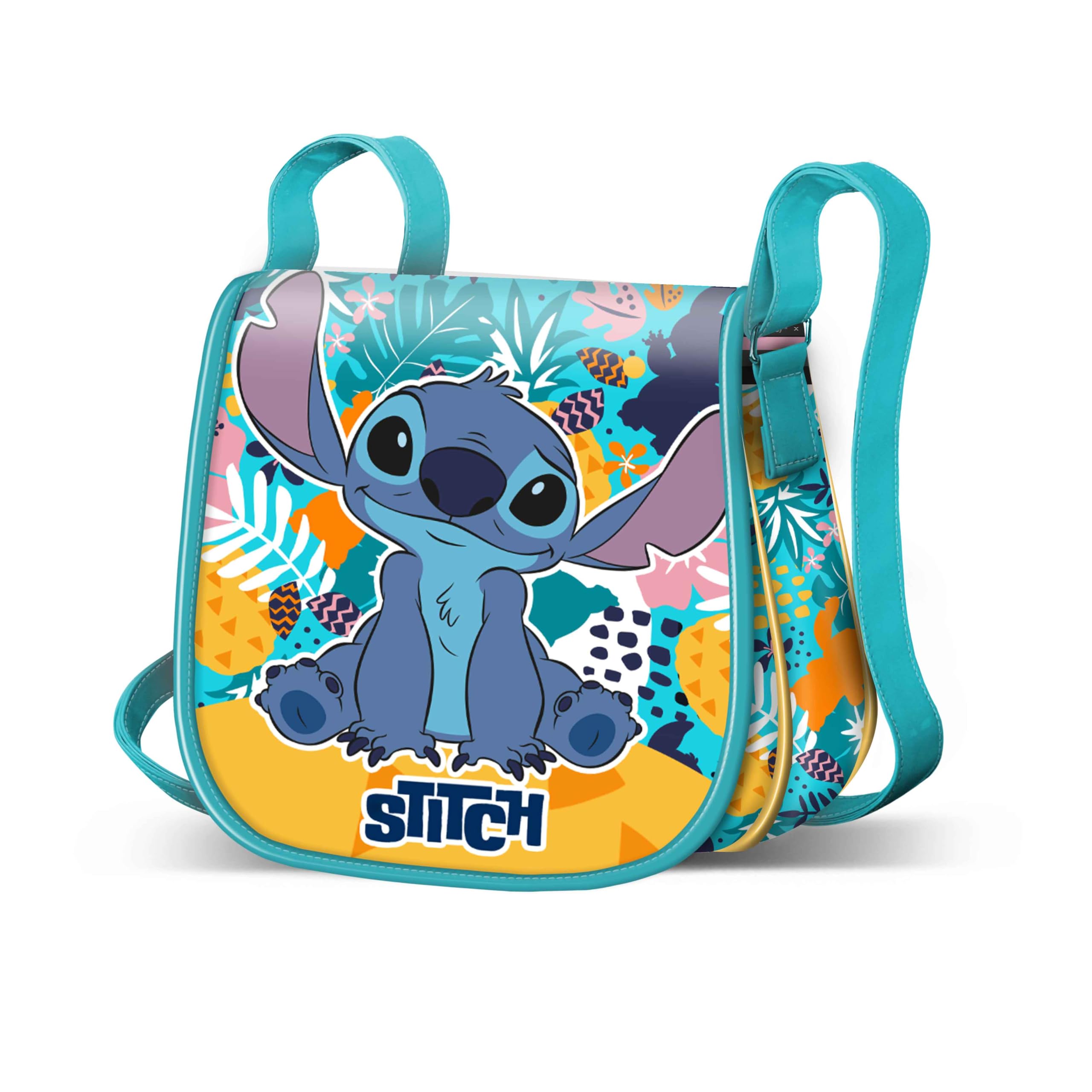 Disney Unisex dziecięca mini torba na ramię, turkusowa lilo i ścieg, Turkusowy Lilo i Stitch