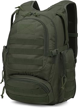 Mardingtop 25L Tactical Backpack Men's Military Hiking Backpack Hiking Trekking School Bag German Armed Forces Survival Bicycle Outdoor Travel Daypack