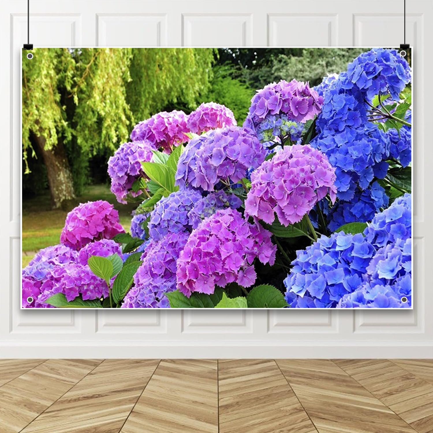 背景布【紫陽花B】サンプル梅雨ペットトリミングサロン撮影用フォト