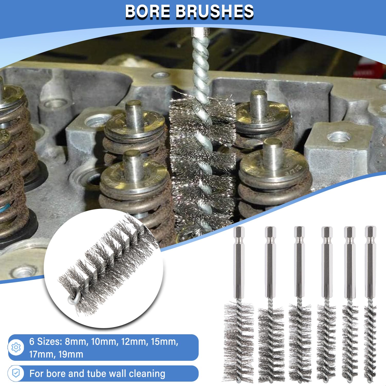 Bonbo 8090S Kit de Nettoyage pour injecteur Diesel en Acier Inoxydable