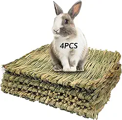 Tapete de grama para coelho e coelhinho, tapete de cama de tecido para porquinho da índia, chinchila, esquilo, hamster, gato, cachorro e animais pequenos