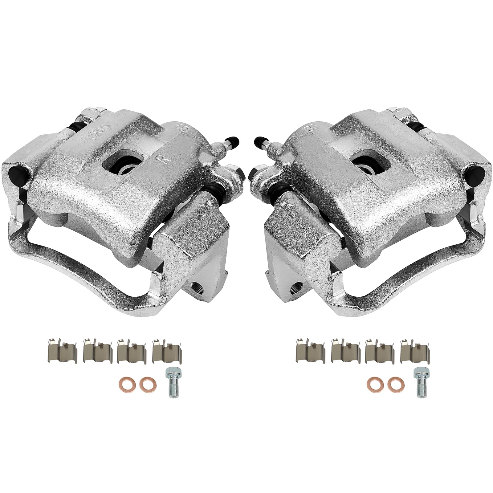 SCITOO Rear Left+Right Brake Calipers With Bracket 19B3277 19B3276 Compatible For Toyota Sequoia 2008-2017 For Toyota Tundra 2007-2017
