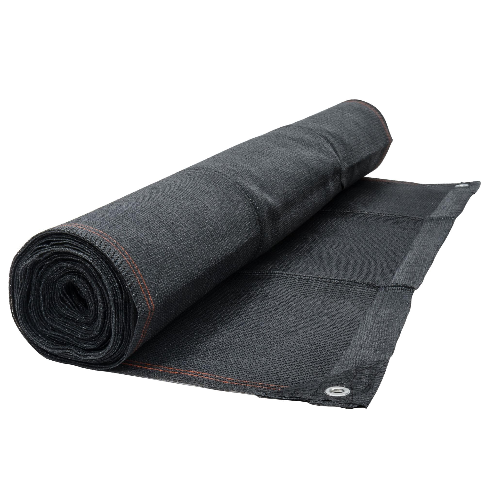 Brise vue jardin - Brise vue occultant - Rouleau Brise vue - WerkaPro 10841 - Brise Vue Renforcé Gris Anthracite - 200 gr/​m2 - Rouleau de 2 m x 10 m - En polyéthylène tressé