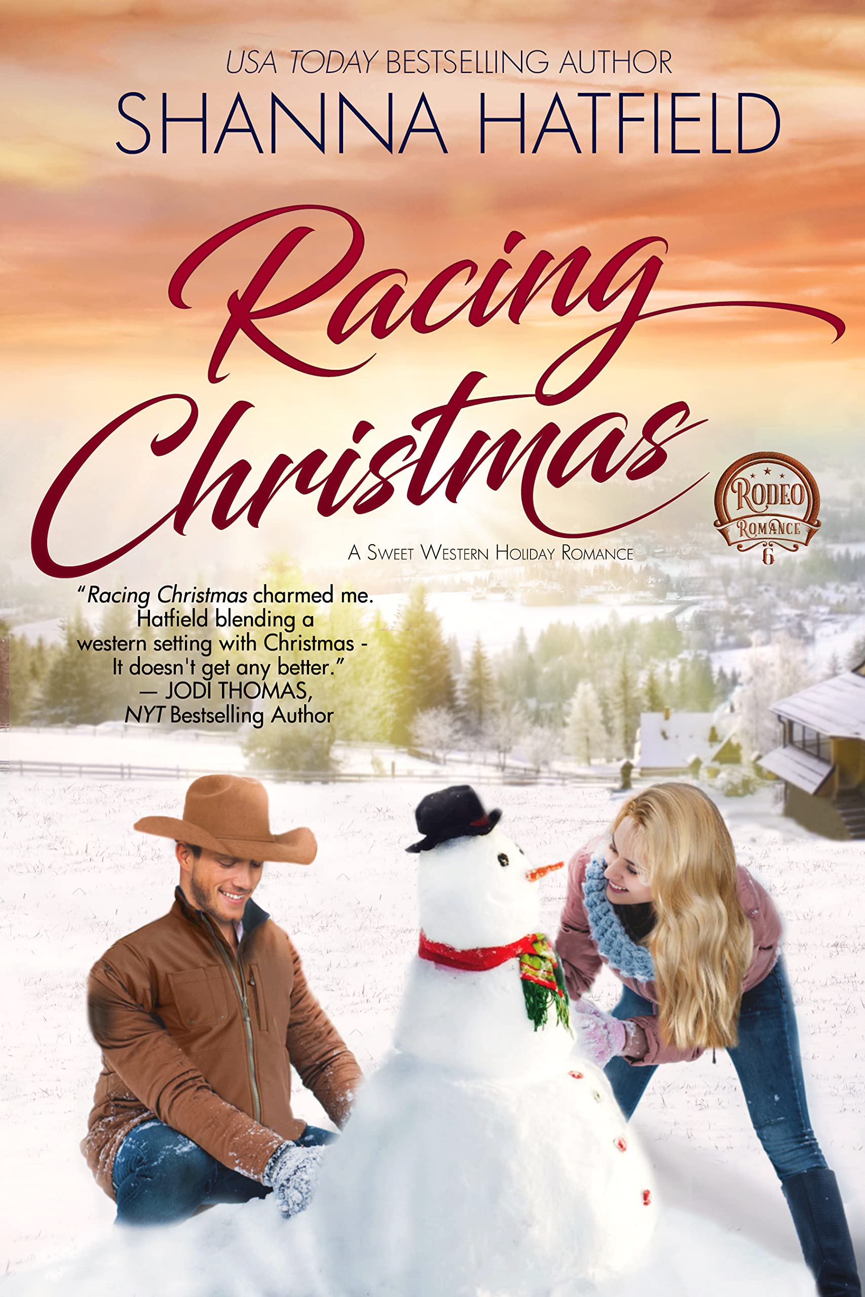 Racing Christmas: A Sweet Western Holiday Romance (Rodeo Romance Book 6)