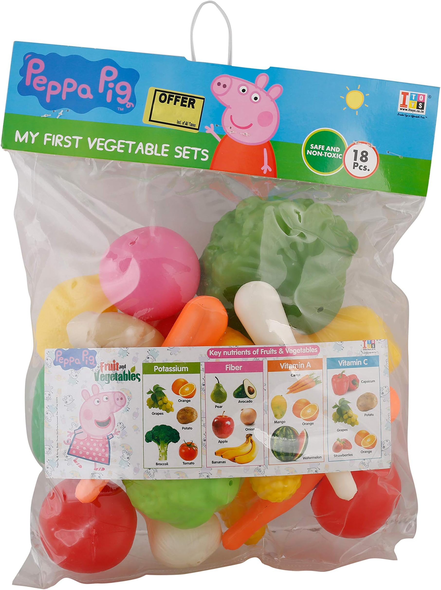 itoys Peppa Pig Vegetable Set for Kids