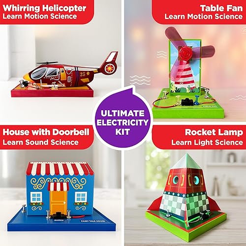 Miniatura 4 de Doctor Jupiter Juego de regalo científico definitivo, kit de electricidad para niños de 8 a 12 años  Regalos de cumpleaños para niños y niñas de 8,