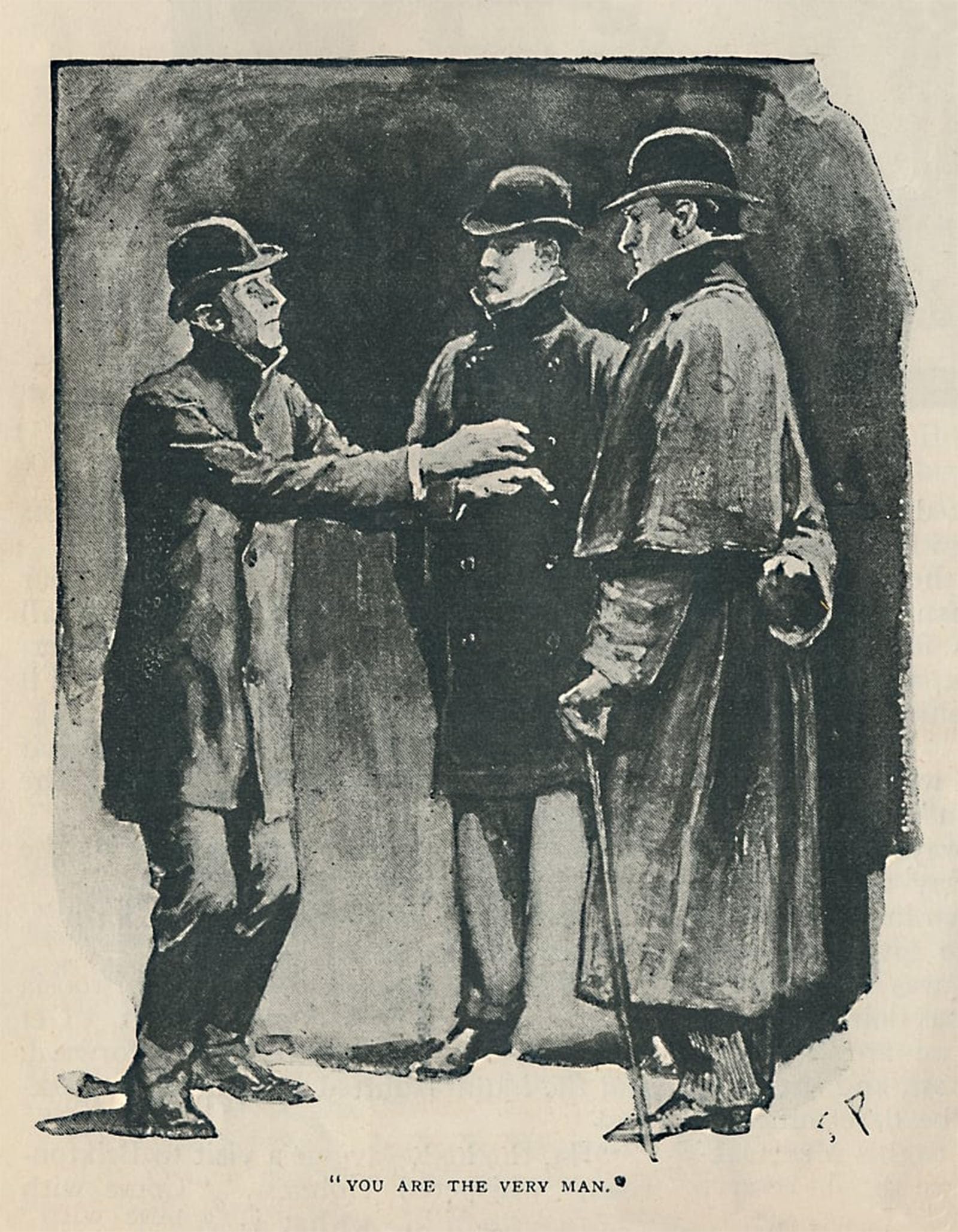ARTXLXXBN Famous Painting Canvas Artwork Graffiti Print You Are the Very Man by Sidney Paget Portrait Canvas Image for Home Decor 60x90cm