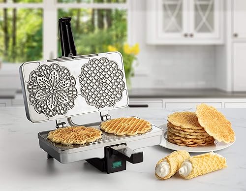 Miniatura 9 de Máquina para hacer pizzellas de CucinaPro Negro
