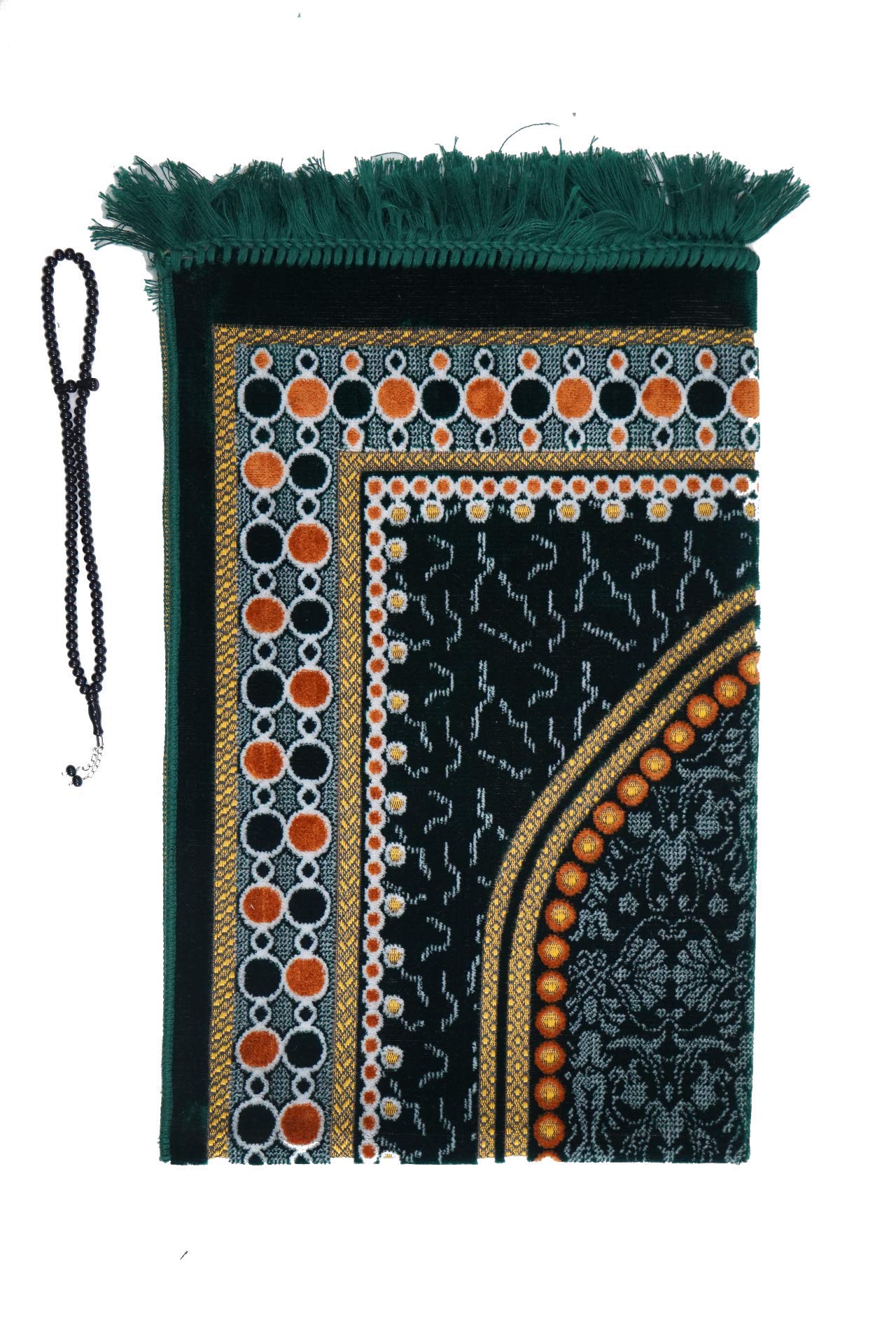 Prayer Mat (+ FREE Prayer Beads Tasbih) Islamic Namaz Texture