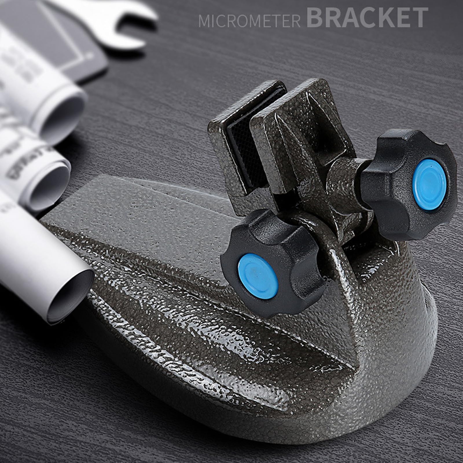 Support pour micromètre, base, support indicateur, base réglable, support pour outils de coupe professionnelle