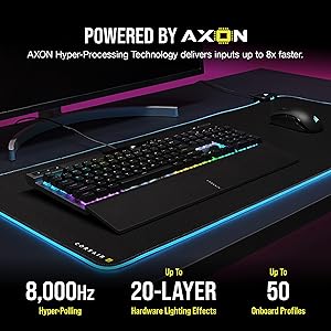 Corsair K70 RGB PRO Mechanical Wired Gaming Keyboard Cherry MX Brown Tactile Switches 8,000hz Hyper-Polling PBT Double-Shot Keycaps iCUE Compatible PC, Mac, Xbox QWERTY NA Black