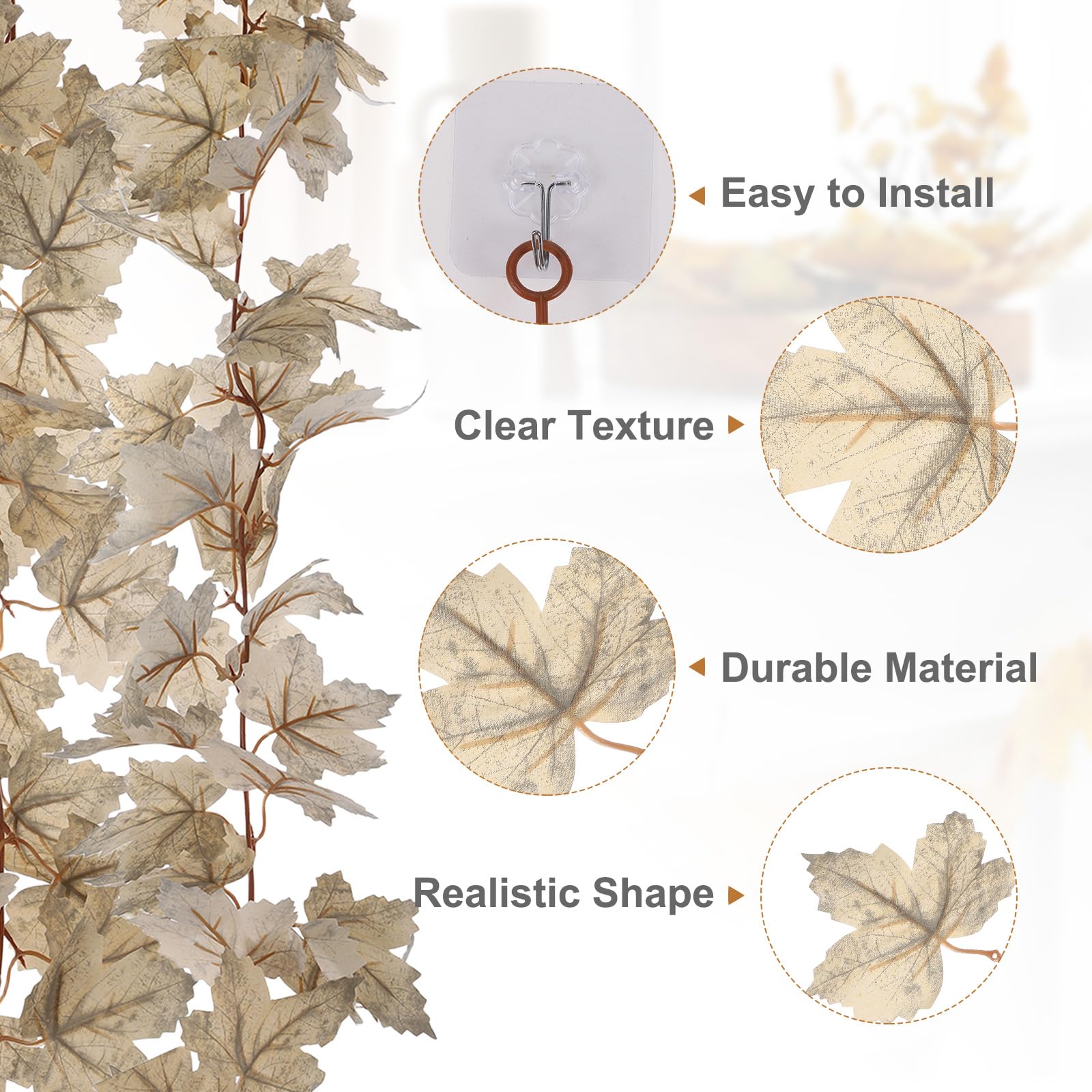 PATIKIL Fall Garland 5.7Ft/Piece - Image 3