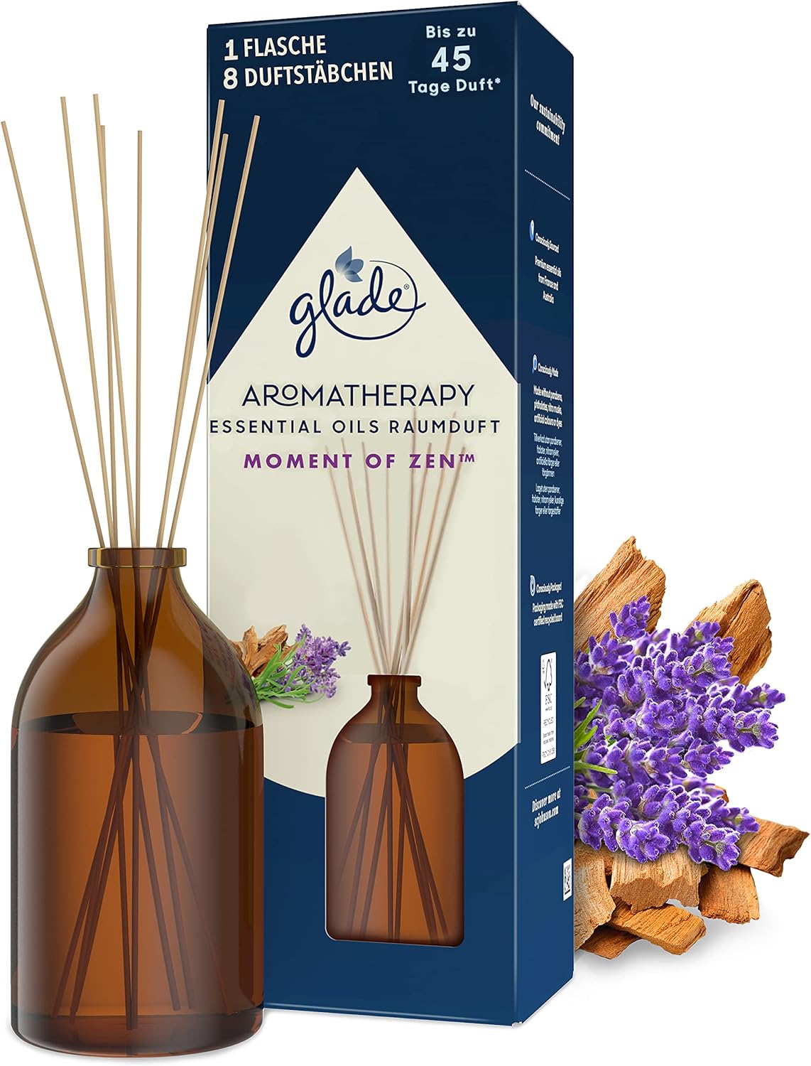 Glade Aromatherapy Essential Oils Raumduft, Moment of Zen, Lavendel
