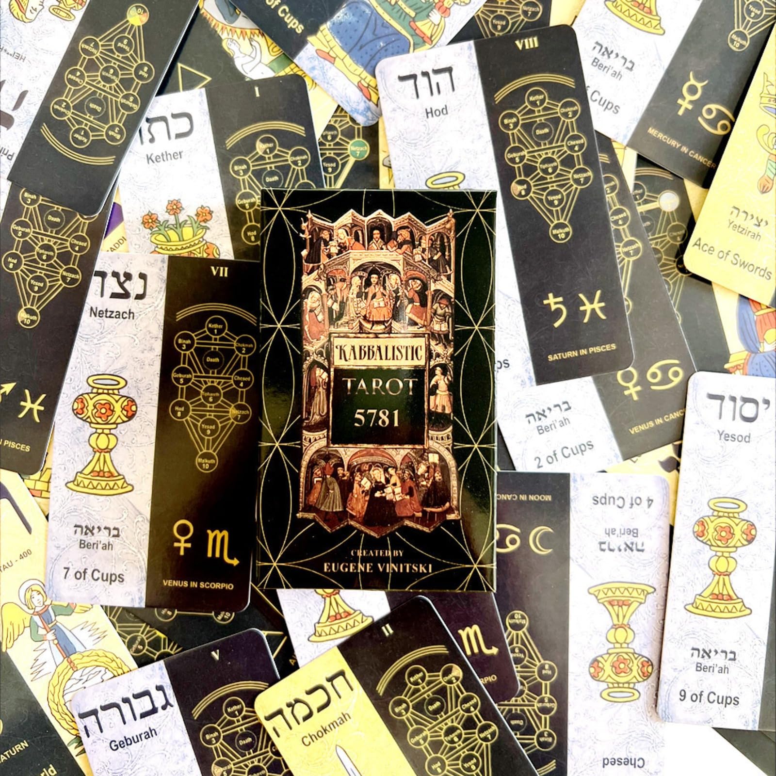 Amazon.co.jp: 【神秘的な道】5781 カバラのタロット