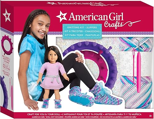 Miniatura 1 de American Girl Kit de tejer zapatillas