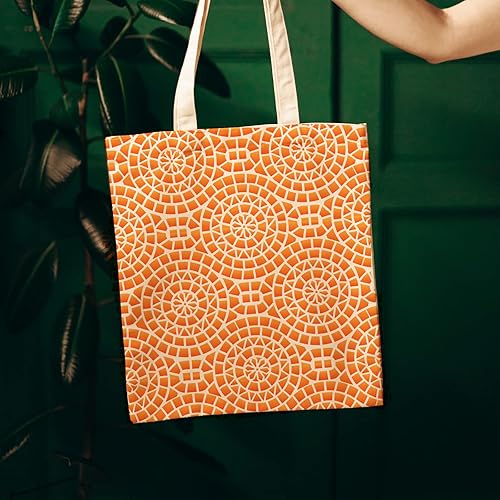 Miniatura 6 de FINGERINSPIRE Holtz - Plantilla de mosaico de 11.7 x 8.3 pulgadas, plantilla de plantilla de mosaico de plástico con patrón geométrico de círculo,