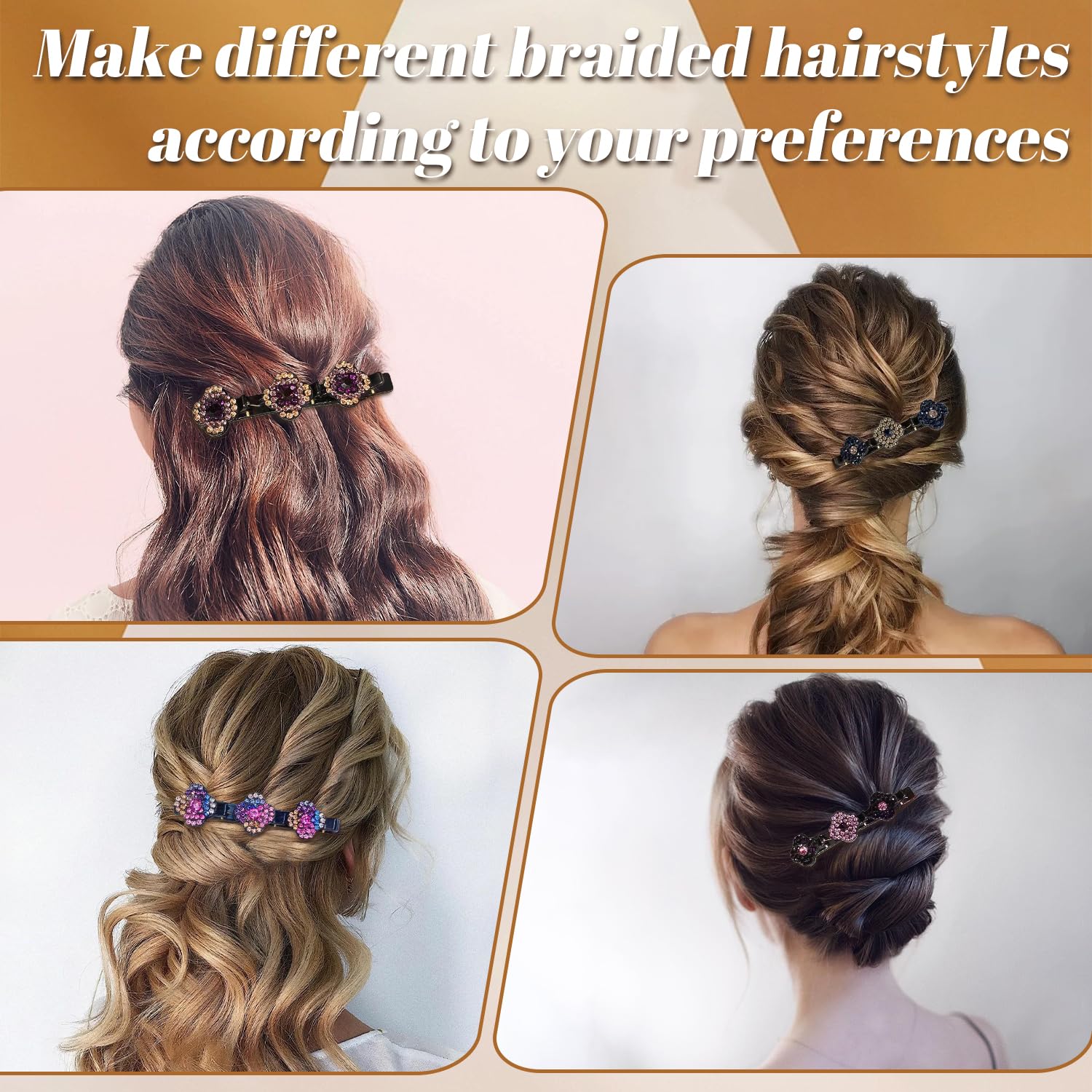 4 Pcs Braided Hair Clips - Image 4