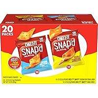 Vista 10 de Cheez-It Galletas de queso, galletas horneadas, aperitivos para el almuerzo, paquete variado (42 paquetes)