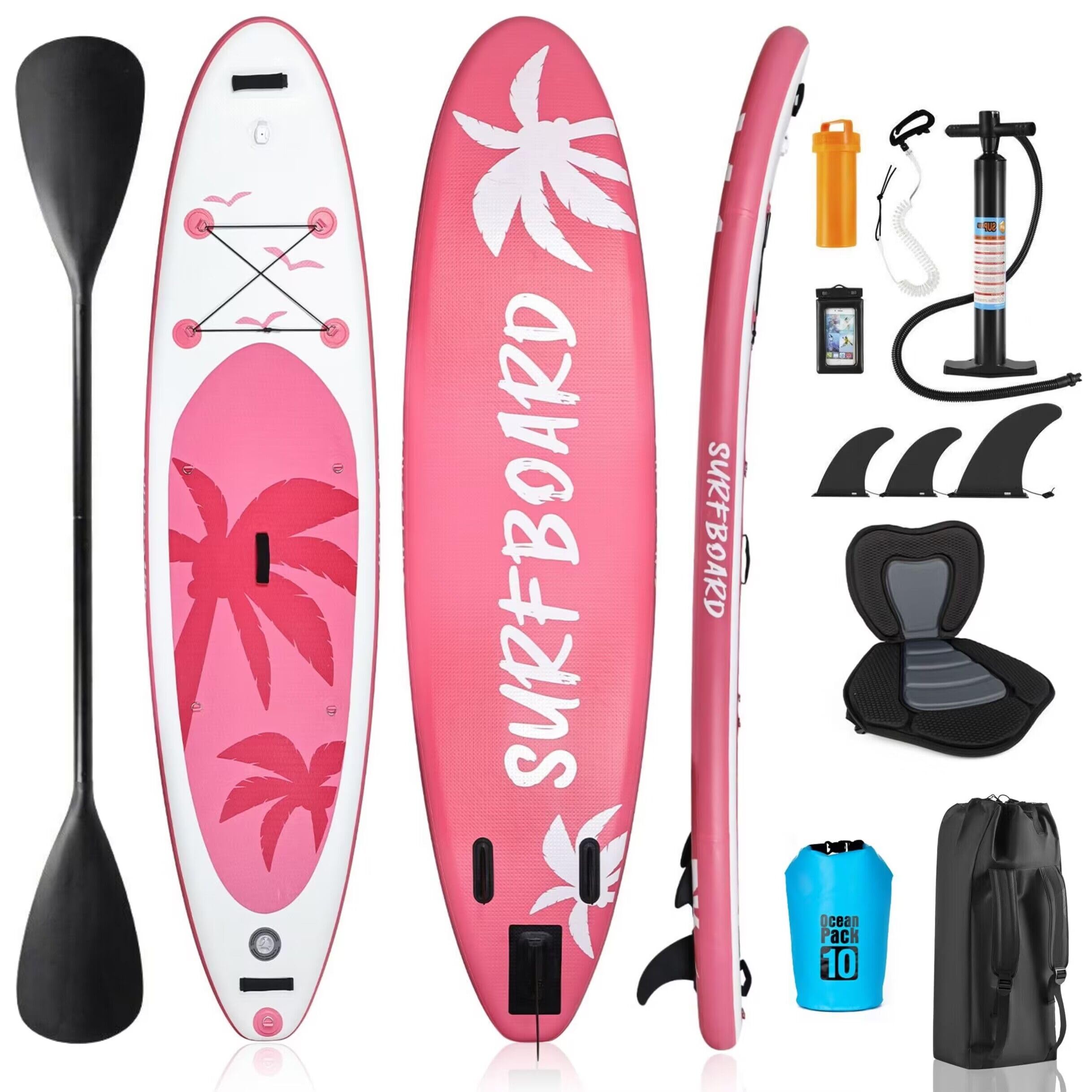 YU YUSING Tavola Sup Gonfiabile 320/335 cm, Sup Gonfiabile Adulti, Paddle Board Gonfiabile, Sedile da Kayak, Pagaia in Alluminio, Pompa, Adatta a Tutti i Livelli di Abilità, Fino a 150 kg